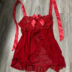 Red Lace Costume